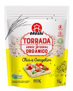 TORRADA DE ARROZ GERGELIM ORG 75g OKOSHI