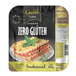 MASSA CASEIRA LASANHA TRADICIONAL 300g CASARAO