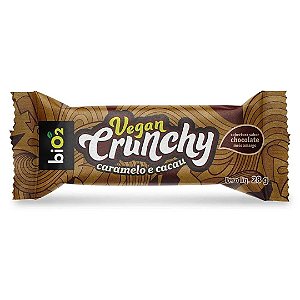 BARRA VEGAN CRUNCHY CARAMELO 28g BIO2