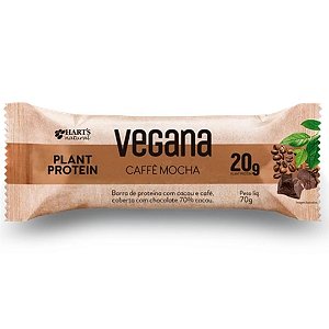 BARRA PROTEICA VEGANA CAFFE MOCHA 70g HARTS