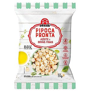 PIPOCA PRONTA AZEITE E ERVAS FINAS 35g OKOSHI