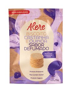 BISCOITO DE CASTANHA E QUINOA 70g ALERE