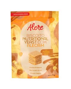 BISCOITO NUTRITIONAL YEAST E ALECRIM ALERE