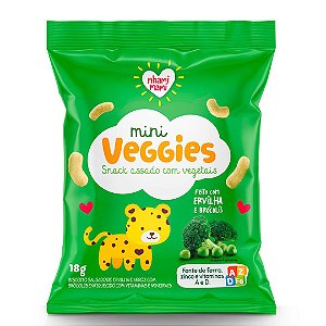 MINI VEGGIES ERVILHA/BROCOLIS 18g NHAMI