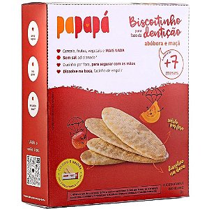 BISCOITO DENTICAO ABOBORA/MACA 36g PAPAPA