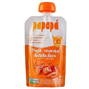 PAPINHA MACA, CENOURA ORG 100g PAPAPA