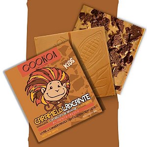 CHOCOLATE KIDS CARAMELO CROCANTE 30g COOKOA