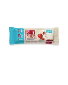 BARRINHA BODY PROTEIN MORANGO 40g EQUALIV