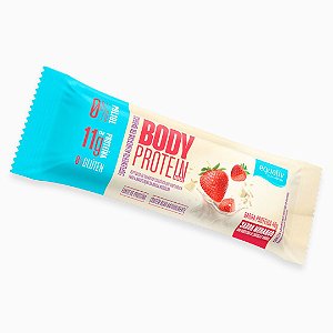 BARRINHA BODY PROTEIN MORANGO 40g EQUALIV
