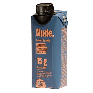 BEBIDA AVEIA PROTEICA CARAMELO FLOR SAL 250ml NUDE