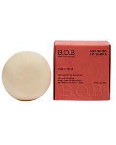 SHAMPOO EM BARRA NUTRITIVO 80g B.O.B