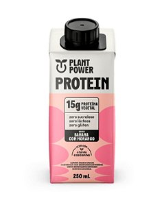 BEBIDA VEG PROTEICA SABOR BANANA E MORANGO 250ml PLANT POWER