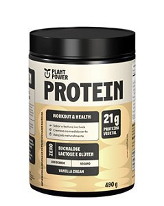PROTEINA VEGETAL SABOR BAUNILHA 490g PLANT POWER