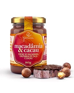CREME DE MACADAMIA E CACAU 185g YAMUNA