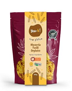 MACARRAO FUSILLI ORGANICO 300g YOU KA