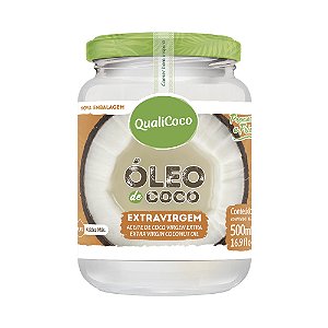 OLEO DE COCO EXTRA VIRGEM 500ml QUALICOCO