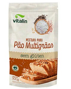 MISTURA PAO MULTIGRAOS SEM GLUTEN  300g VITALIN