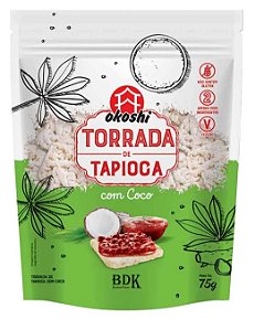 TORRADA DE TAPIOCA COM COCO VEGANA  75g OKOSHI