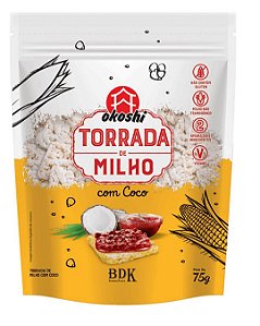 TORRADA DE MILHO COM COCO VEG 75g OKOSHI