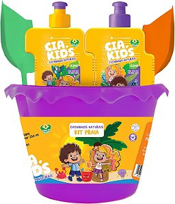 KIT PRAIA CACHINHOS NATURAIS CIA KIDS