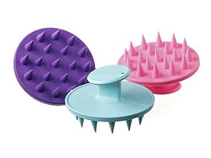 ESCOVA P/ SHAMPOO SORTIDAS Para Lavagem e Massagem do Couro Cabeludo