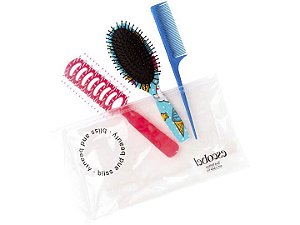 KIT NECESSAIRE 2 ESCOVAS 1 PENTE