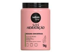 Máscara S.O.S Hidratação Óleo de Rícino Salon Line 1kg
