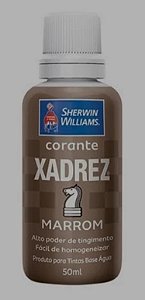 CORANTE XADREZ MARROM