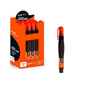 Kit com 12 Canetas Corretivas 8ml Jocar Office