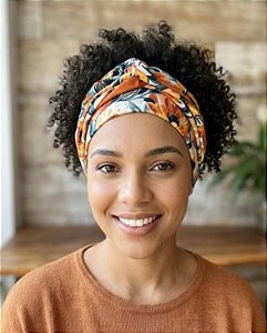 Faixa Dupla Face Flores em Aquarela