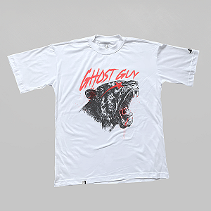 Camiseta Oversized Ghost Guy - Savage - Branca