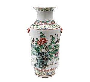 Vaso Chinês | Porcelana Esmaltada