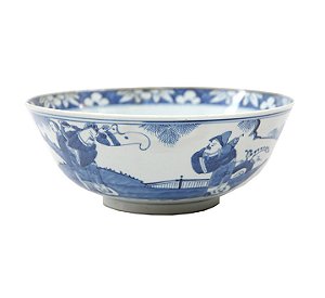 Bowl de Porcelana Azul e Branco | Início séc. XX