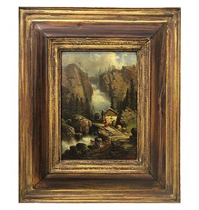 Quadro Europeu | Paisagem com Cachoeira