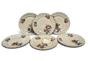 ROSENTHAL | Conjunto 06 pratos vintage