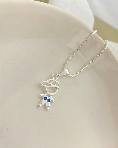 COLAR VENEZIANA 45CM COM PINGENTE MENINO