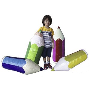 Kit Almofadão Lápis Luxo com 4