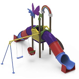 Playground Modular Reino Do Arco Íris I