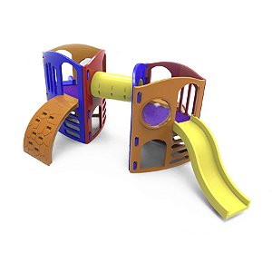 Playground Big Star II Com Escorregador Tubo