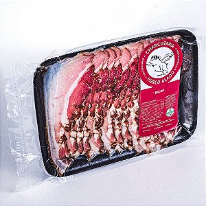 Bacon Defumado Fatiado Artesanal Porco Alado