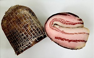 Pancetta Maturada de Matriz de Porco Nilo - 1 Ano de Maturação