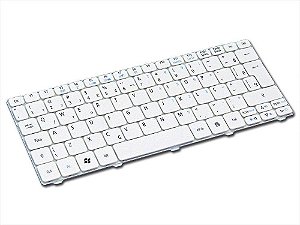 Teclado Notebook - Acer Aspire One D257 - Branco Br