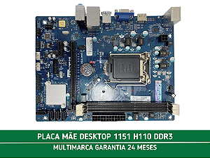 PLACA MÃE DESKTOP 1151 H110 DDR3
