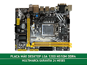 PLACA MÃE DESKTOP LGA 1200 H510M DDR4