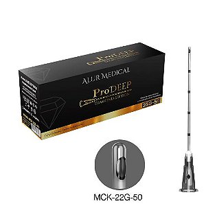 Microcânula semiflexível PRODEEP 22G-50MM - UNIDADE