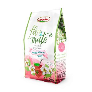 Erva-Mate Flor de Mate à Vácuo - Menta e Flores 500g