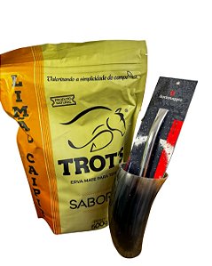 Kit Chimarrão Madeira Lilás Premium+Olho Grego+Bomba Ino