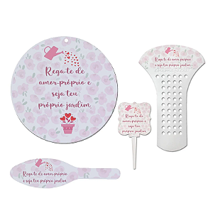 Kit Cevador - 4 Peças "Rega-te de amor próprio e seja teu próprio jardim"