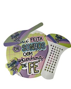 Kit Cevador - 4 Peças "Ela é feita de sonhos com cobertura de fé"