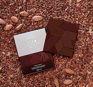 Tablete Chocolate Amargo 70% Zero Açúcar